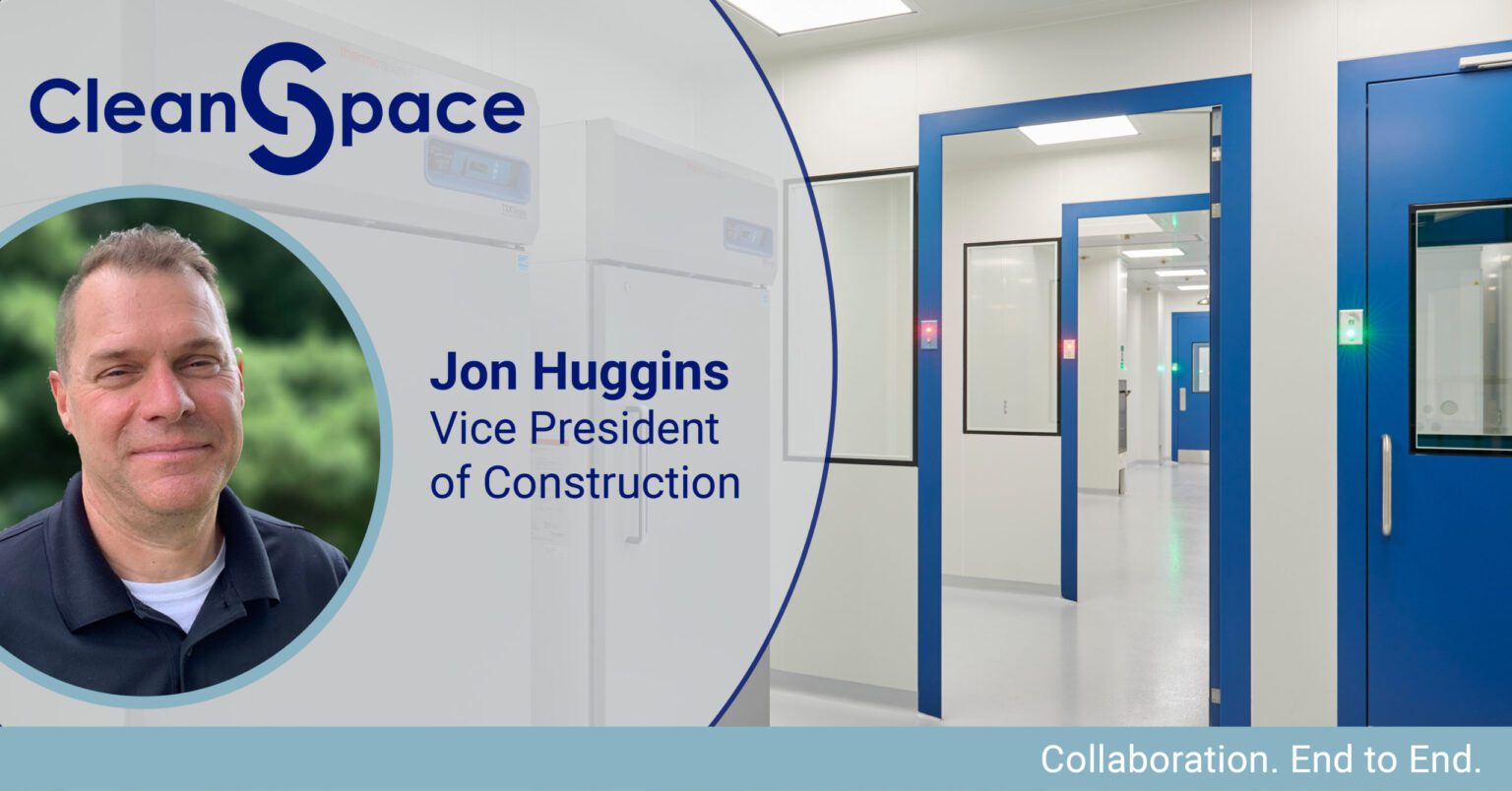 CleanSpace Welcomes Jon Huggins as VP of Construction